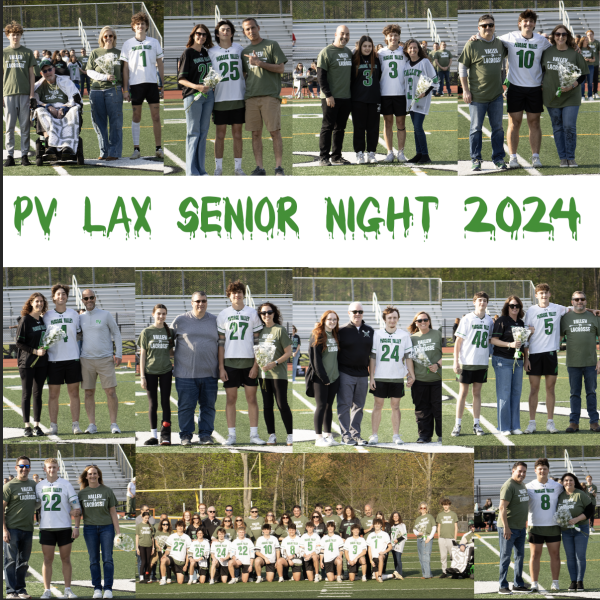 Pascack Valleys Boys Lacrosse team celebrated their class of 2024 seniors.